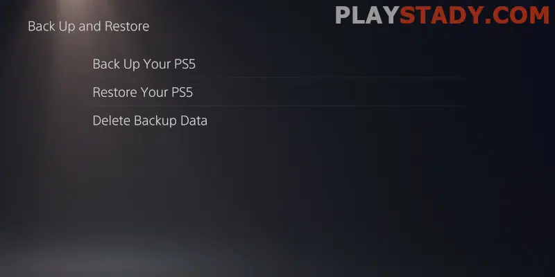 How to Back Up Your PS5