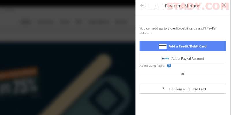 how to use wallet funds on ps5