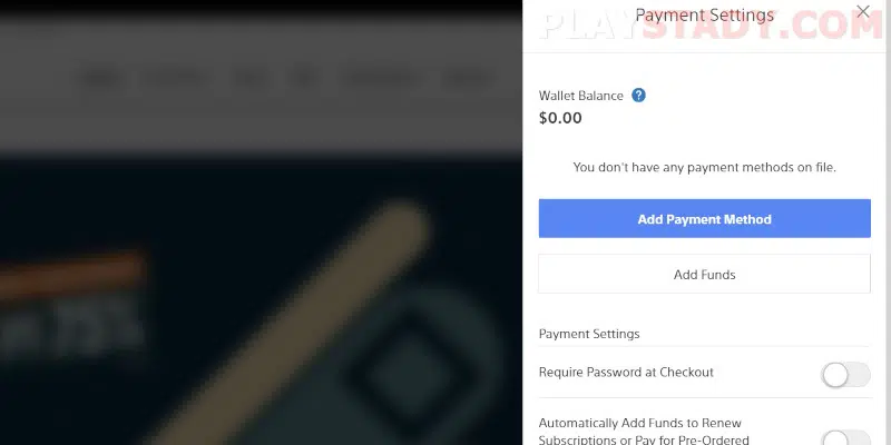 add money to playstation wallet