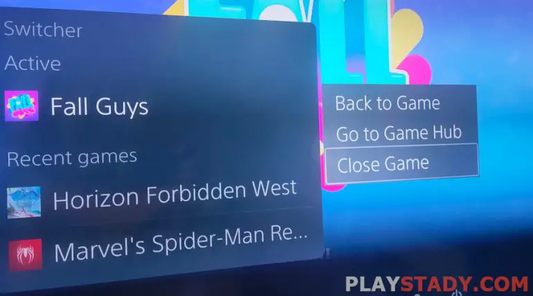 How to Close Apps and Games on PS5