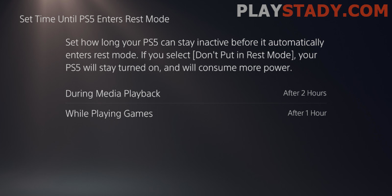 How to Turn On and Off Rest Mode on PS5