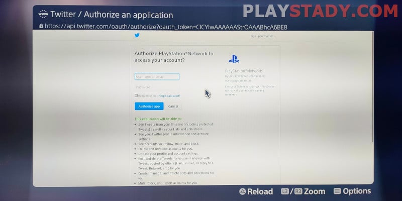 playstation 5 web browser full screen